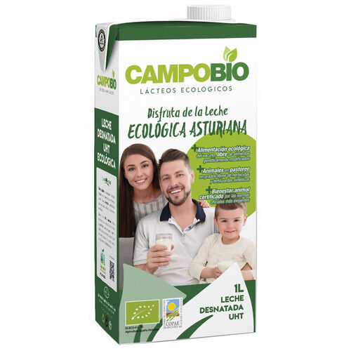 LECHE DESNATADA ECO CAMPOBIO 1L image number