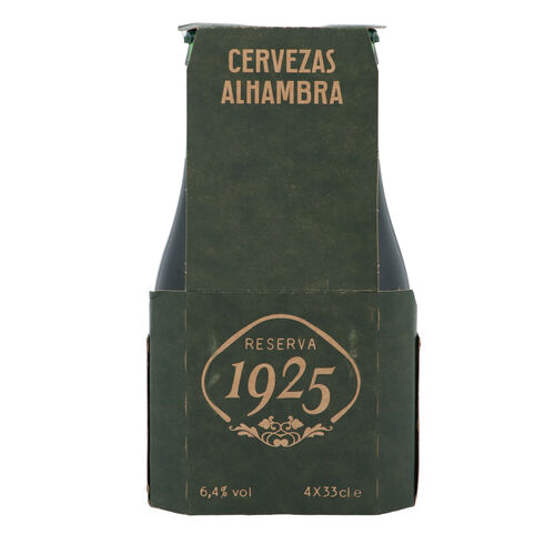 Cerveza Reserva ALHAMBRA 1925 4x33cl image number