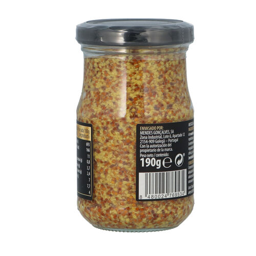 Salsa de mostaza a la Antigua Dijon DELEITUM 190g image number