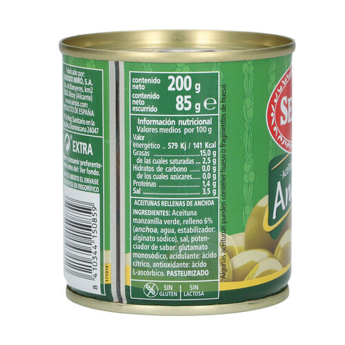 ACEITUNA RELLENA SERPIS 200g image number