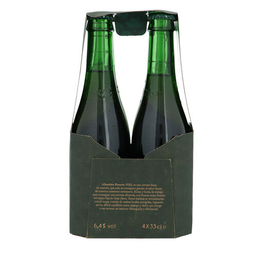 Cerveza Reserva ALHAMBRA 1925 4x33cl image number
