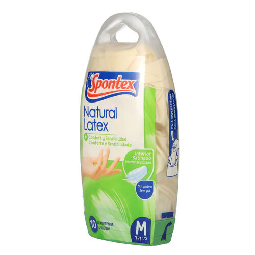 GUANTES SPONTEX LATEX TALLA MEDIANA image number