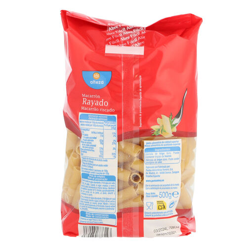 MACARRON RAYADO ALTEZA 500g image number