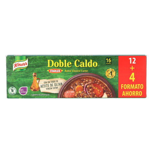 CALDO CARNE KNORR 16 PASTILLAS 160g image number