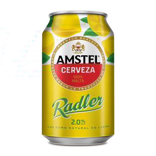 Cerveza con zumo natural de lim&oacute;n Radler AMSTEL 33cl image number