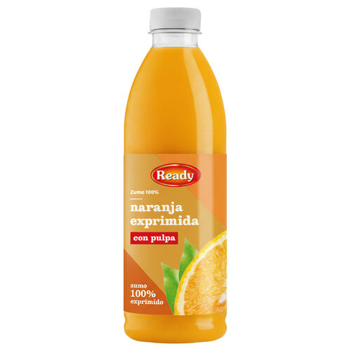 Zumo de naranja exprimida con pulpa READY 1L image number