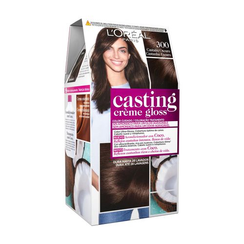 COLORACIÓN PERMANENTE TINTE CASTING 300 CASTAÑO OSCURO image number