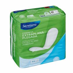 Compresa extraplana plegada SECRETISIMA 20 uds