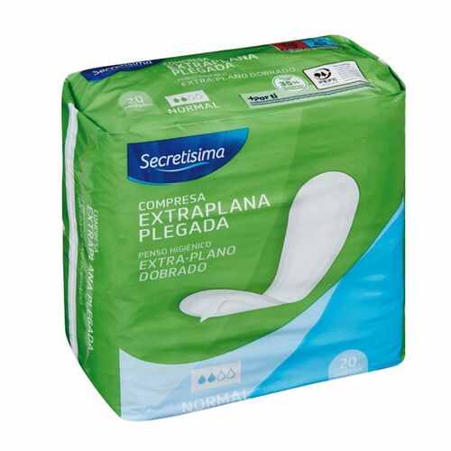 Compresa extraplana plegada SECRETISIMA 20 uds image number