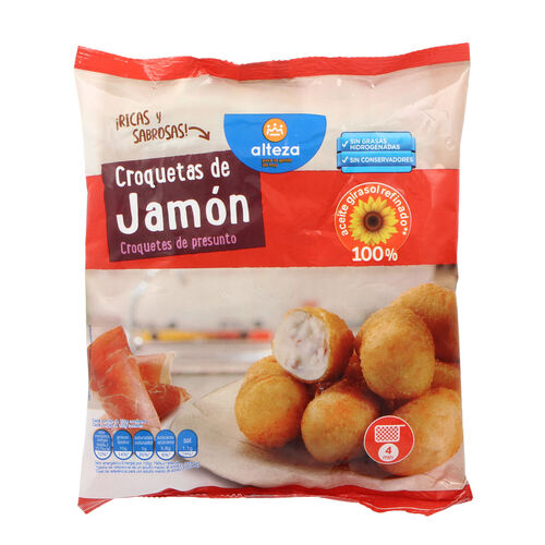 Croquetas de jam&oacute;n congeladas ALTEZA 500g image number