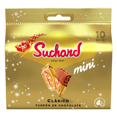 Turr&oacute;n de chocolate Cl&aacute;sico Mini SUCHARD 130g image number