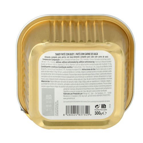 ALIMENTO PARA PERRO CON BUEY TANDY 300g image number