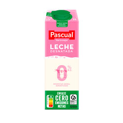 Leche desnatada PASCUAL 1L