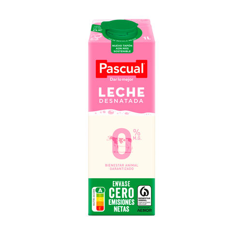 Leche desnatada PASCUAL 1L image number