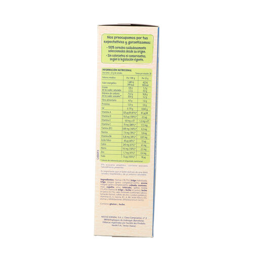 PAPILLA MULTICEREALES CON GALLETA NESTLE 255g image number