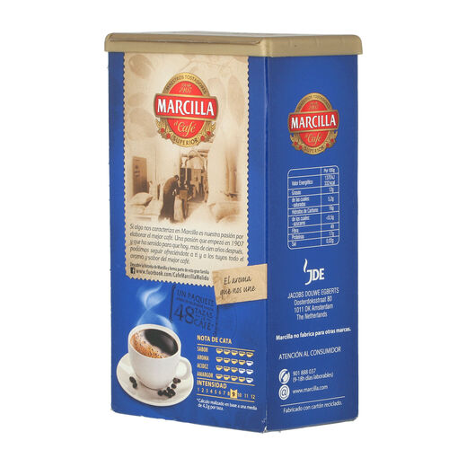 Caf&eacute; MARCILLA molido descafeinado 200g image number
