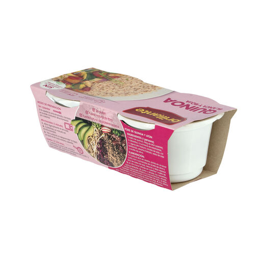 BRILLANTE quinoa blanca y roja pack 2x125g image number