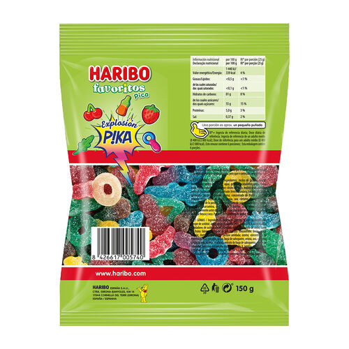 GOMINOLA FAVORITOS PICA HARIBO 150g image number