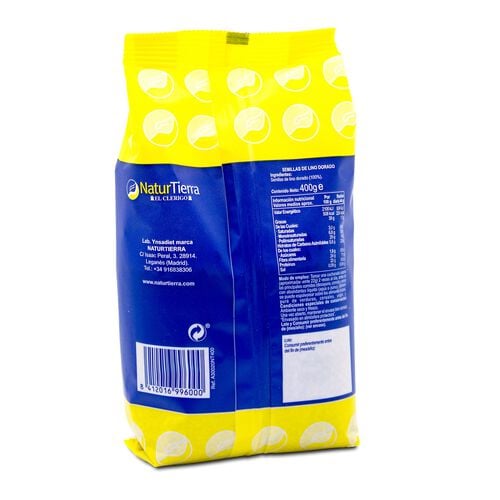 SEMILLAS DE LINO DORADO NATURTIERRA EL CLÉRIGO 400g image number
