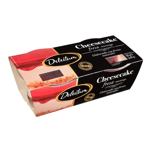 Tarta de fresa DELEITUM 2x90g image number