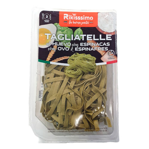 Tagliatelle espinacas RIKISSSIMO 250g image number