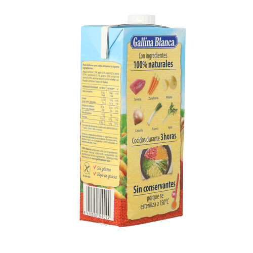 CALDO DE CARNE GALLINA BLANCA 1L image number