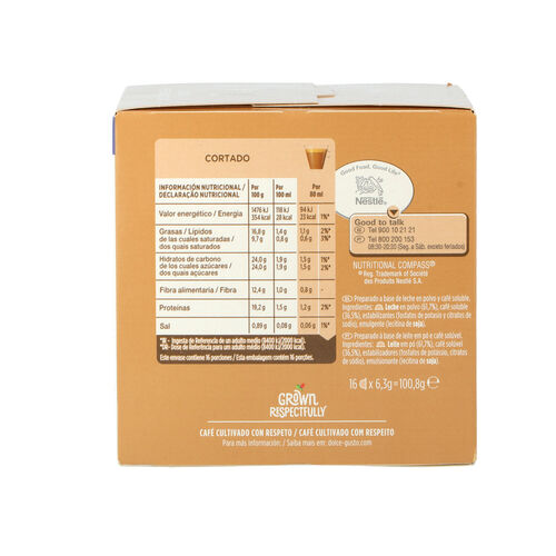 CAFE DOLCE GUSTO CORTADO 16 CAPSULAS image number