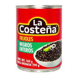 Frijoles negros enteros LA COSTE&Ntilde;A 560g