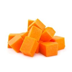Calabaza troceada