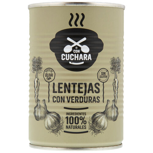 LENTEJAS CON VERDURAS CUCHARA 400g image number