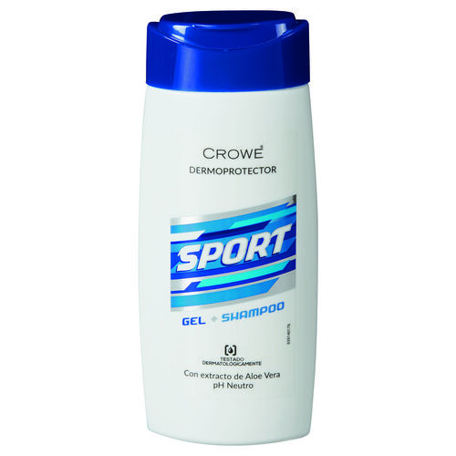 GEL DE BAÑO Y CHAMPU DERMO CROWE 250ml image number