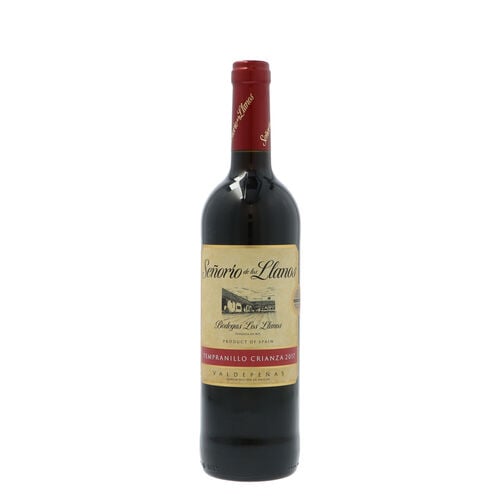 Vino tinto Crianza DO Valdepe&ntilde;as se&ntilde;or&iacute;o de los llanos 750ml image number