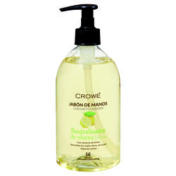 Jab&oacute;n de manos neutralizador de olores CROWE 500ml