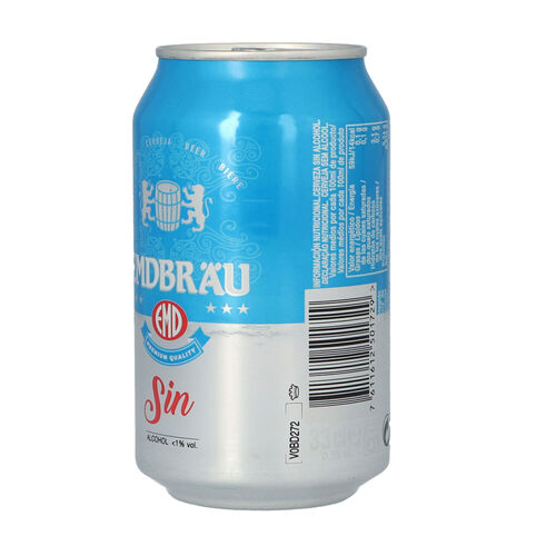 CERVEZA EMDBRAU SIN ALCOHOL LATA 33cl image number