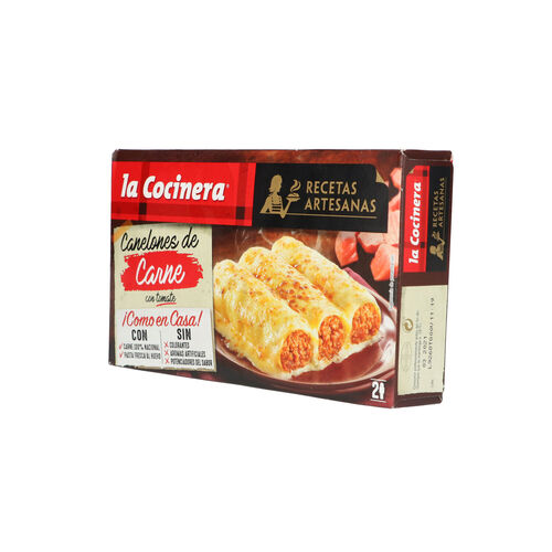 CANELONES DE CARNE COCINERA CONGELADOS 500g image number