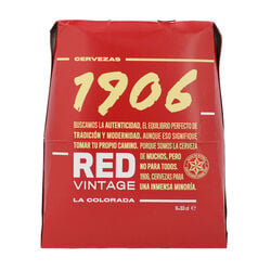 Cerveza 1906 red vintage 33cl pack 6 botellas