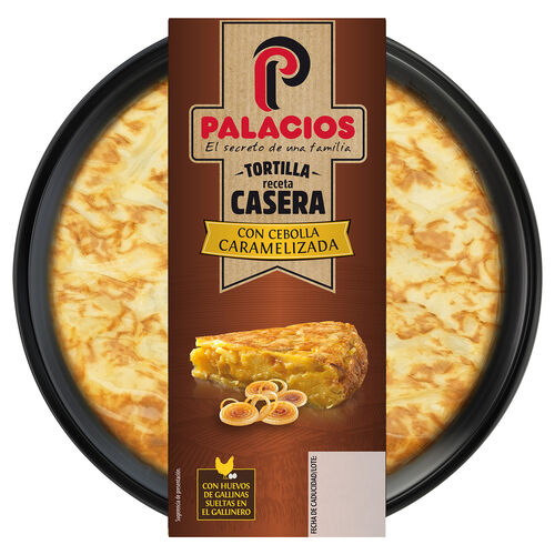Tortilla de patata con cebolla caramelizada PALACIOS 600g image number