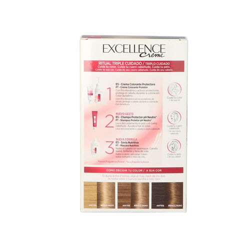 COLORACIÓN PERMANENTE TINTE EXCELLENCE 7 RUBIO image number