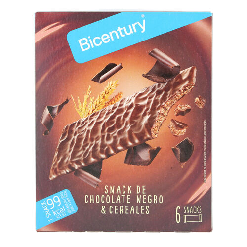 BARRITA DE CHOCOLATE NEGRO BICENTURY 6uds image number