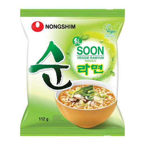Noodles Instant Soon Veggie Ramyun NONGSHIM 112g image number