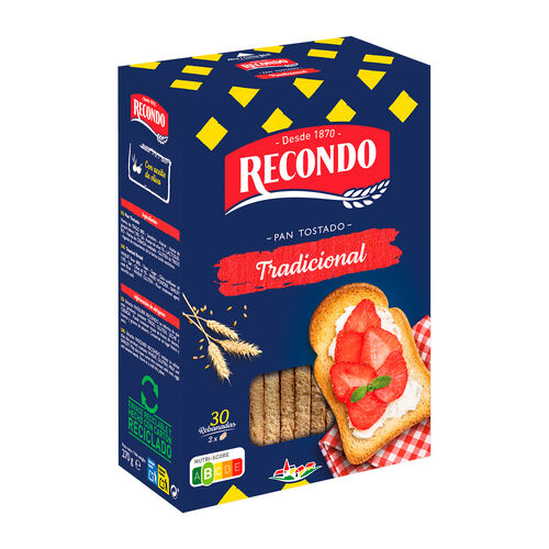 PAN TOSTADO TRADICIONAL RECONDO 270g image number