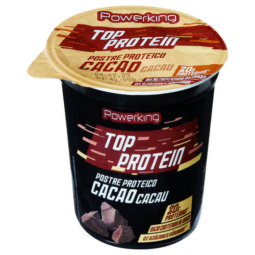Postre proteico de cacao POWERKING 200g image number