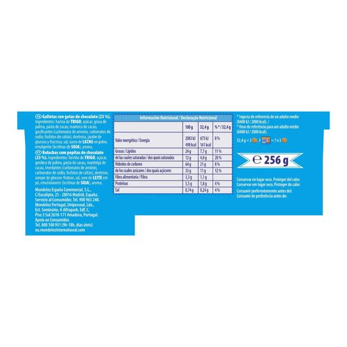 GALLETAS ORIGINAL CHIPS AHOY! 256g image number