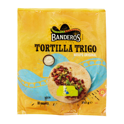 Tortilla de trigo BANDEROS 10uds 360g image number