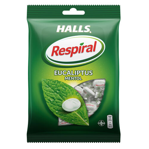 Caramelos RESPIRAL eucalipto HALLS 150g image number