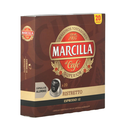 Caf&eacute; MARCILLA ristroto 20 c&aacute;psulas image number