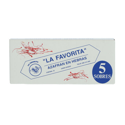 AZAFRAN LA FAVORITA CAJA 5 SOBRES image number