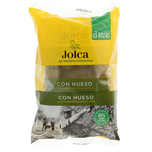ACEITUNA CON HUESO JOLCA 3x130g image number
