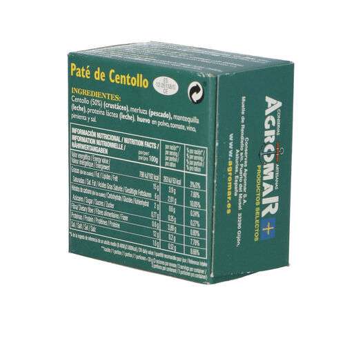 PATE AGROMAR CENTOLLO LATA 100g image number
