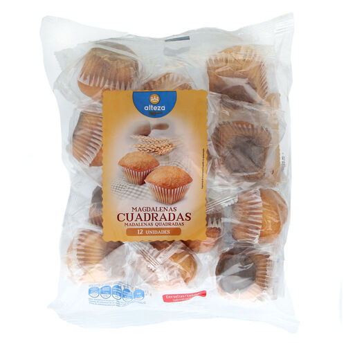 Magdalenas cuadrada ALTEZA 350g 12uds image number